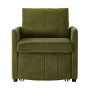 Upholstered Convertible Sleeper Sofa With 5 Position Backrest, Side Pockets, Storage by HouseOfZazla
