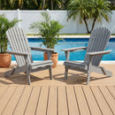 Oversize Outdoor Folding Adirondack Chair, Patio Chair For Garden by Unique Piece Furniture