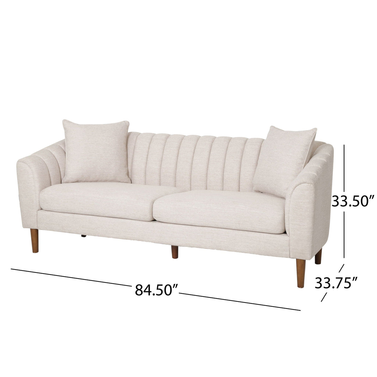 Contemporary 3 Seater Sofa With Accents, photo 24 of 40