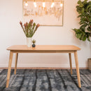 Retro Dining Table With Faux Wood Top by HouseOfZazla