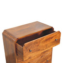 Solid Wood Newton Chest, 3-Drawers, Chestnut