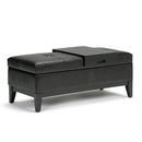 Oregon - Contemporary Storage Ottoman Bench With Tray by Unique Piece Furniture