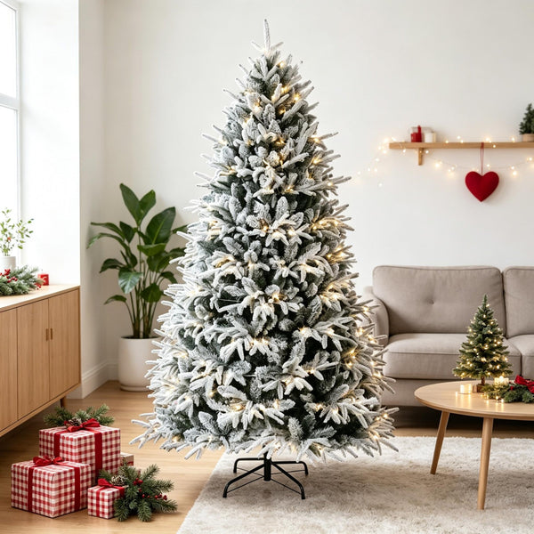 Snowy Frosted Artificial Christmas Tree, photo 2 of 9