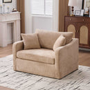 Farmhouse Accent Chair With 2 Bolster Pillows by HouseOfZazla