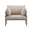 Rope Lounge Chair With Cushions For Modern Spaces