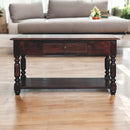 Turned Legs Drawer Table by Unique Piece Furniture