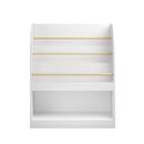 Kids Bookshelf with 3-Tier Front-Facing Display & Toy Storage