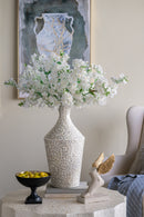D9.8x19.7" Decorative Paper Powder Vase