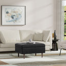 Shay - Large Square Coffee Table Storage Ottoman Mid-Century Style by Unique Piece Furniture