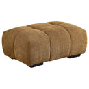 Calla - Rectangular Tufted Ottoman - Amber by HouseOfZazla