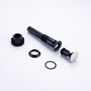 8 inch Widespread Bathroom Faucet Matte Black Bathroom Faucets for Sink 3 Hole Brass 2 Handle Lavatory Square Faucet Modern rv Bathroom Faucets