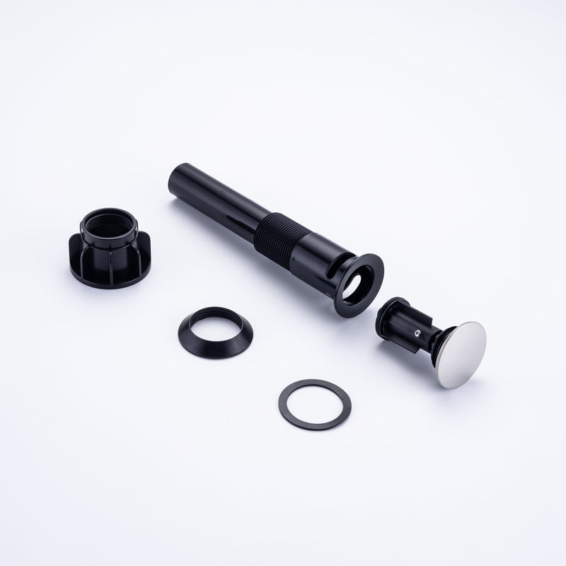 8 inch Widespread Bathroom Faucet Matte Black Bathroom Faucets for Sink 3 Hole Brass 2 Handle Lavatory Square Faucet Modern rv Bathroom Faucets