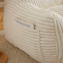Giant Bean Bag Chair With Armrests And Footstool by HouseOfZazla