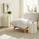 2PCS Set Side Table - Wavy Edges Design