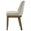 Bryant - Upholstered Dining Side Chair (Set of 2) - Light Tan by HouseOfZazla