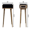 Tray Style Footstool - Black by Unique Piece Furniture
