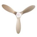 56" Bernardino Modern Brushed Nickel DC Motor Downrod Mount Reversible Ceiling Fan with Lighting and Remote Control