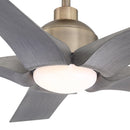 56" Genoa Farmhouse DC Motor Downrod Mount Reversible Ceiling Fan with Lighting and Remote Control