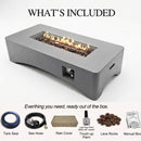 Alora 56-Inch 50K BTU Outdoor Modern Propane Fire Pit Table (SAK56830) by SAKSBY WHOLESALE
