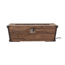 Alora 56" Outdoor 50K BTU Wood Pattern Rectangle Gas Burning Fire Pit (SAK43681)