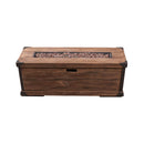 Alora 56" Outdoor 50K BTU Wood Pattern Rectangle Gas Burning Fire Pit (SAK43681)