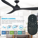 56" Eon Modern Reversible Ceiling Fan with Remote Control