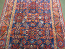 3' 6" X 10' 4" Antique Handmade India Floral Oriental Wool Runner Rug