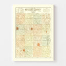 Vintage Map of McCook County, South Dakota 1900