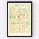 Vintage Map of McCook County, South Dakota 1900