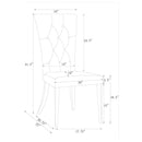 Kerw - 7 Piece Rectangular Dining Table Set - Gray by HouseOfZazla