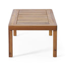 Acacia Wood Loveseat And Coffee Table Set With Cushions by HouseOfZazla