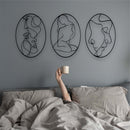 Faces Metal Wall Art