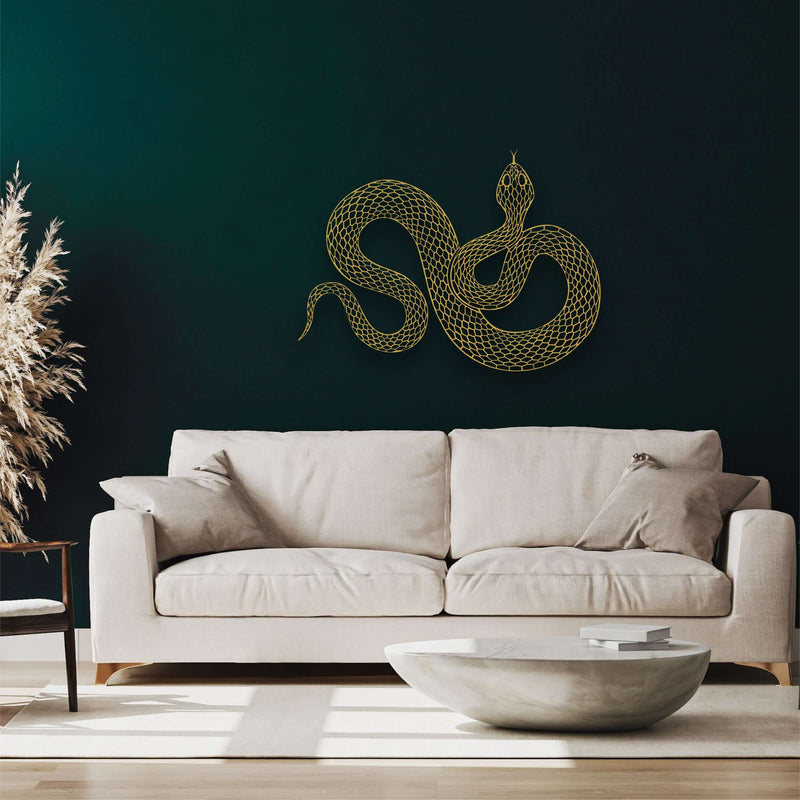 Snake Metal Wall Art