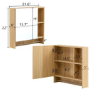 Bathroom Mirror Medicine Cabinet Wall Mounted With Shelves by HouseOfZazla