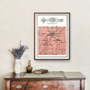 Vintage Map of Dell Rapids Township, Minnehaha County, South Dakota 1913