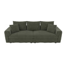4 Seat Modern Comfy Upholstered Sofa Cloud Couch