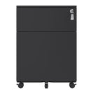 2 Drawer Mobile File Cabinet With Lock Steel File Cabinet For Legal / Letter / A4 / F4 Size / Home / Office Design by HouseOfZazla