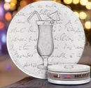 Hurricane Glass  Drink Coasters