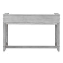 4-piece Dining Bar Table Set with 3 Upholstered Stools, Multifunctional Dining Table with 3 Drawers (Gray)