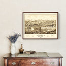 Vintage Map of Antrim And Clinton Village, New Hampshire 1887