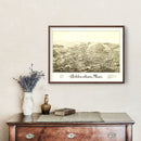 Vintage Map of Ashburnham, Massachusetts 1886