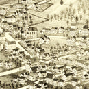 Vintage Map of Ashburnham, Massachusetts 1886