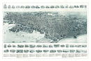 Vintage Map of Lynn, Massachusetts 1916