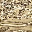 Vintage Map of Alma, Michigan 1885