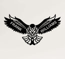 Personalized Eagle Metal Wall Art