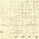 Vintage Map of Scott County, Iowa 1860