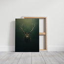 Crowned Stag in Forest Shadows