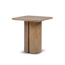Sonoma - Square Pedestal Side Table - Antique Brown by HouseOfZazla