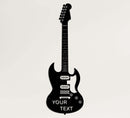 Personalized Guitar Metal Wall Art