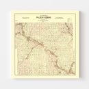 Vintage Map of Black Hawk County, Iowa 1887